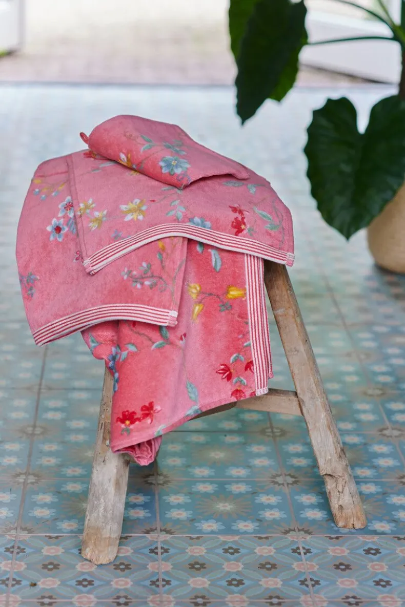 Badhanddoek Set/3 Les Fleurs 55X100 Cm