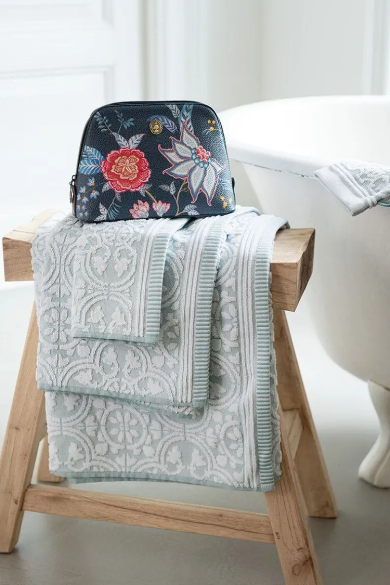 Badhanddoek Set/3 Tile De Pip Licht 55X100 Cm