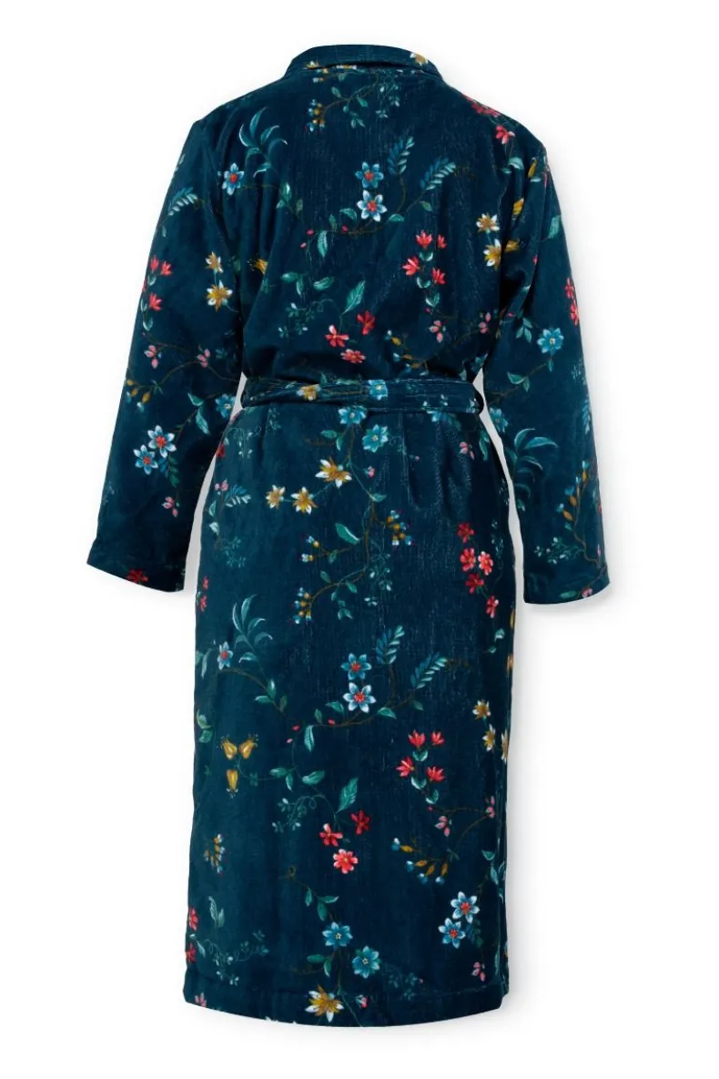 Badjas Les Fleurs Donker