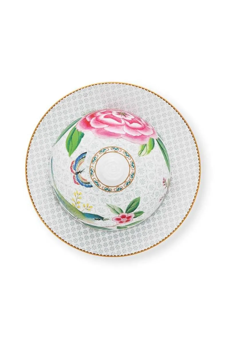 Blushing Birds Botervloot Rond White