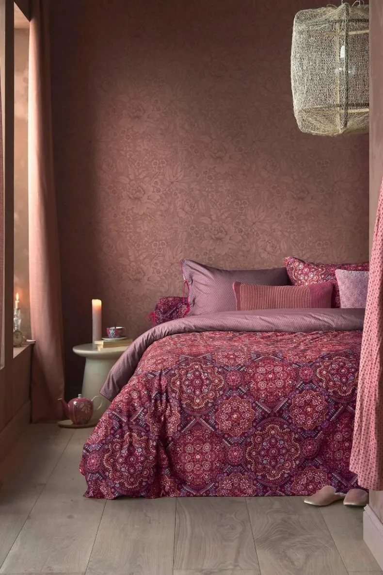 Dekbedovertrek Il Mosaico Donkerrood