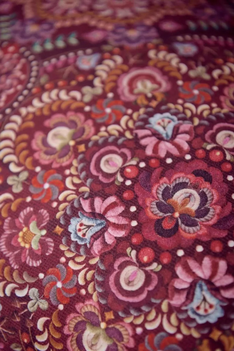 Dekbedovertrek Il Mosaico Donkerrood