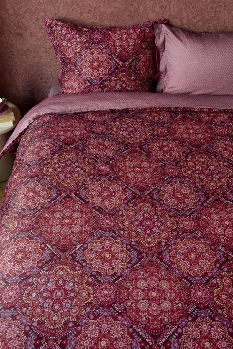 Dekbedovertrek Il Mosaico Donkerrood