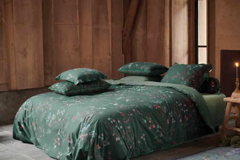 Dekbedovertrek Kawai Flower Donker