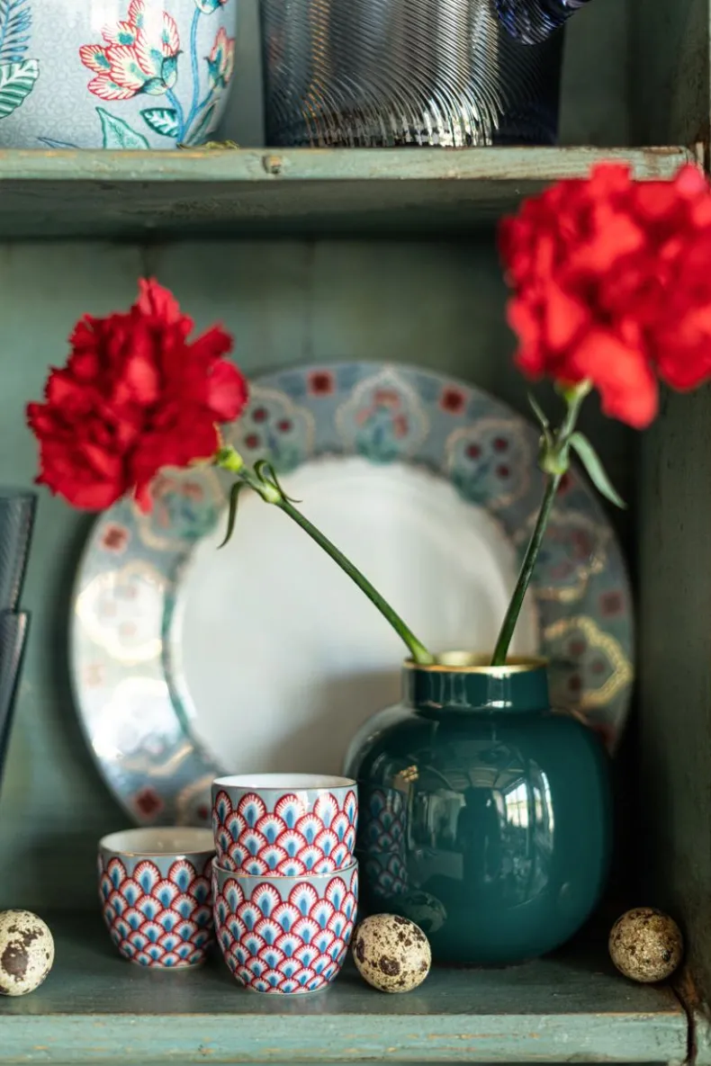 Flower Festival Eierdopje Rood/Licht