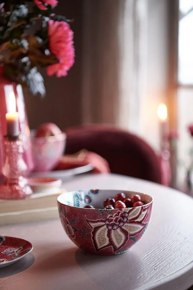 Flower Festival Kom Donker 15 Cm