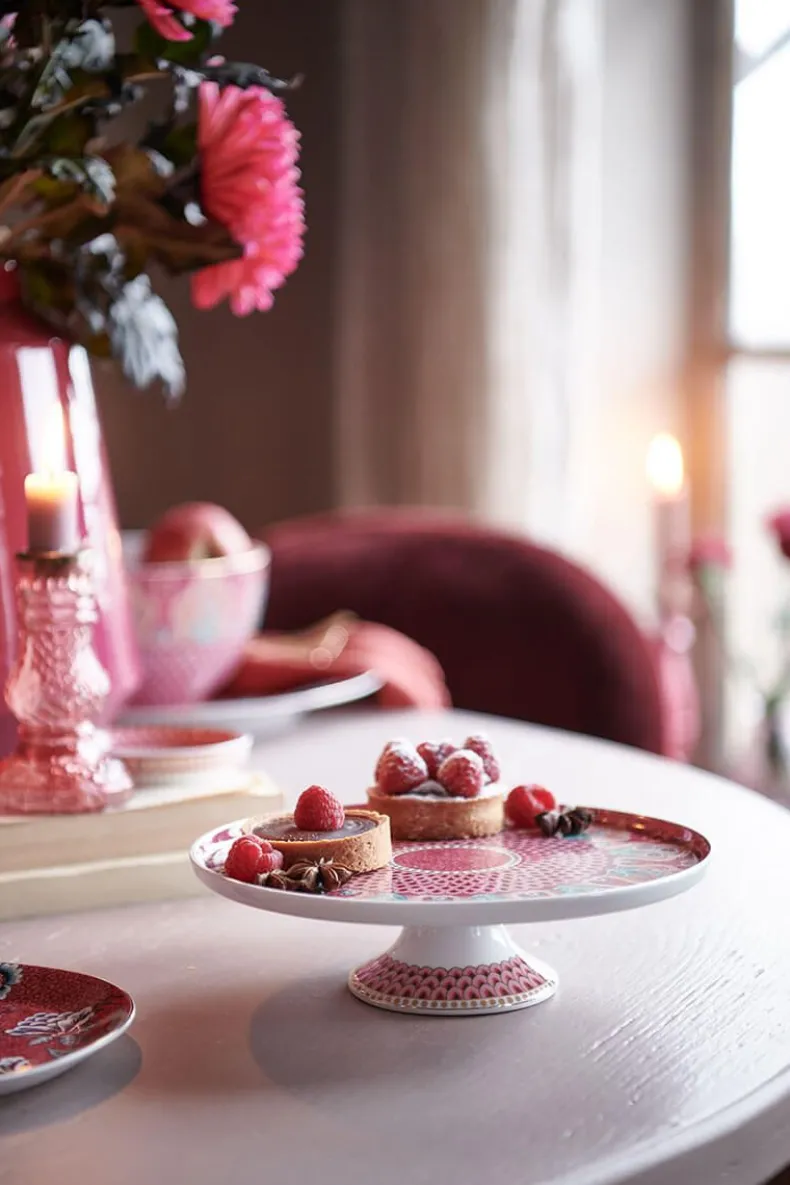 Flower Festival Taartplateau Klein Donker