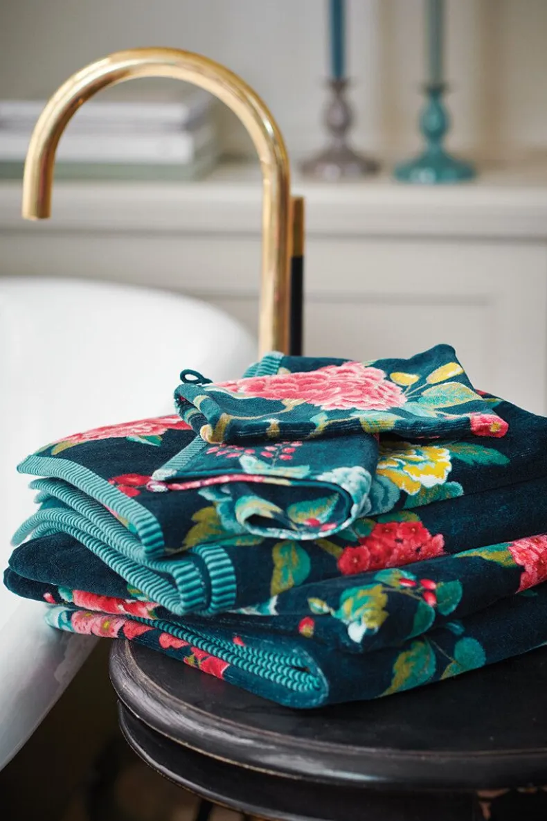 Gastendoek Set/3 Good Evening Donker 30X50 Cm