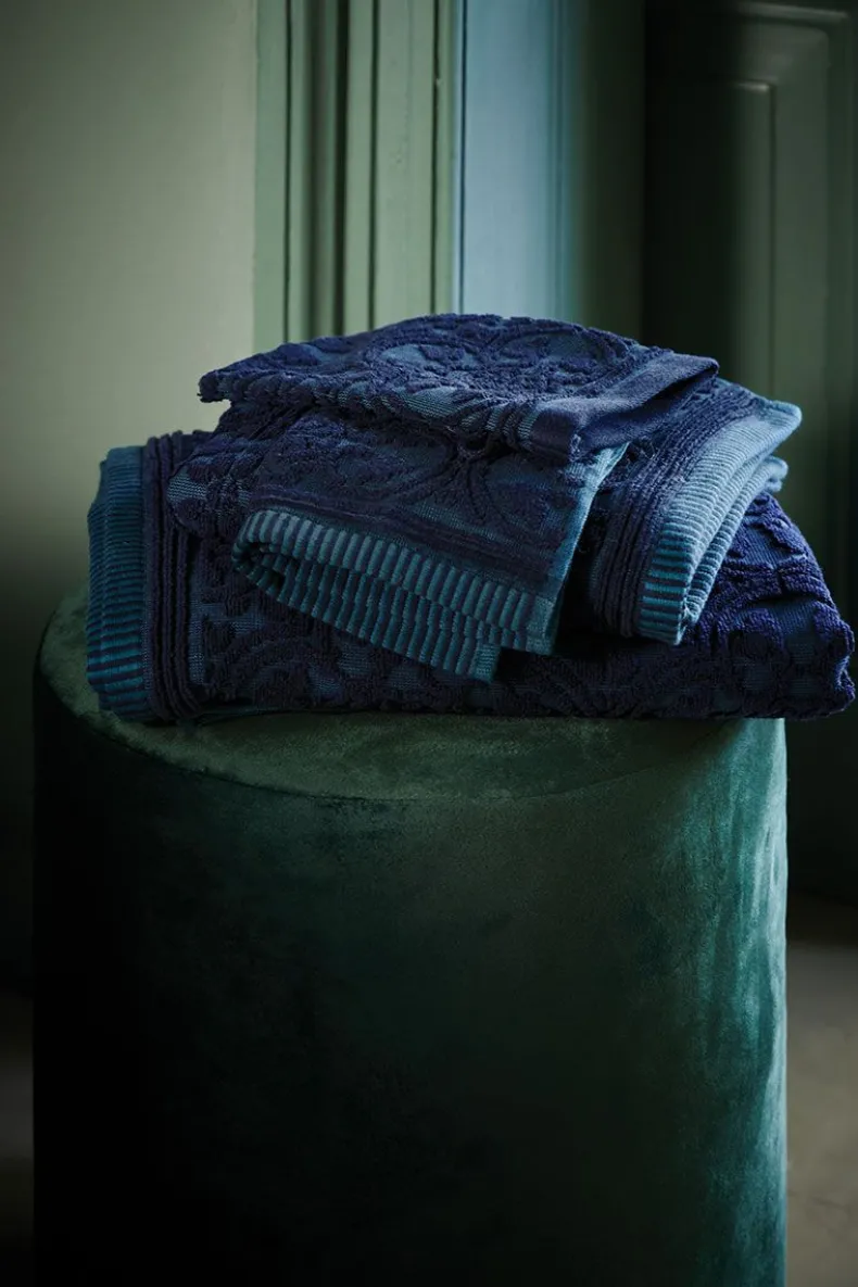 Gastendoek Set/3 Tile De Pip Donker 30X50 Cm