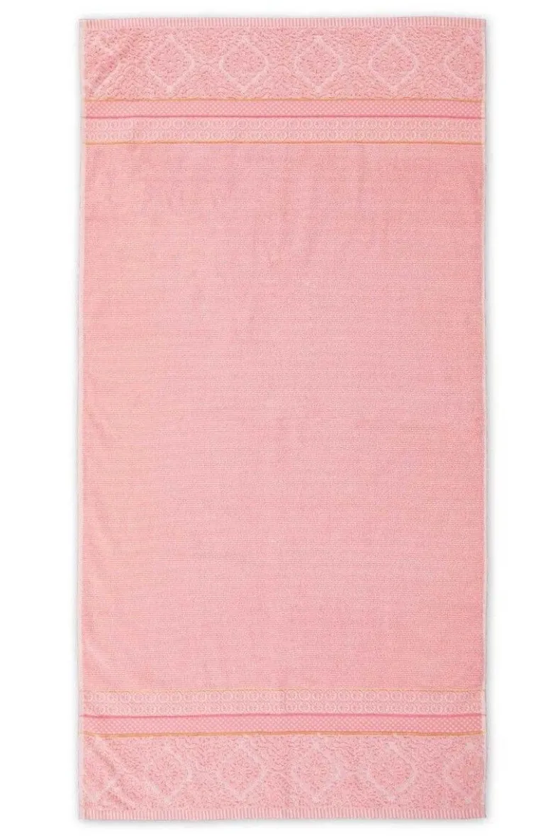 Grote Handdoek Soft Zellige Roze 70X140 Cm