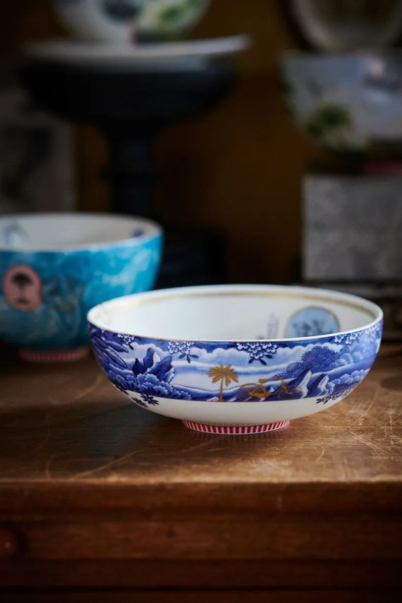 Heritage Kom Grens Blauw 20 Cm