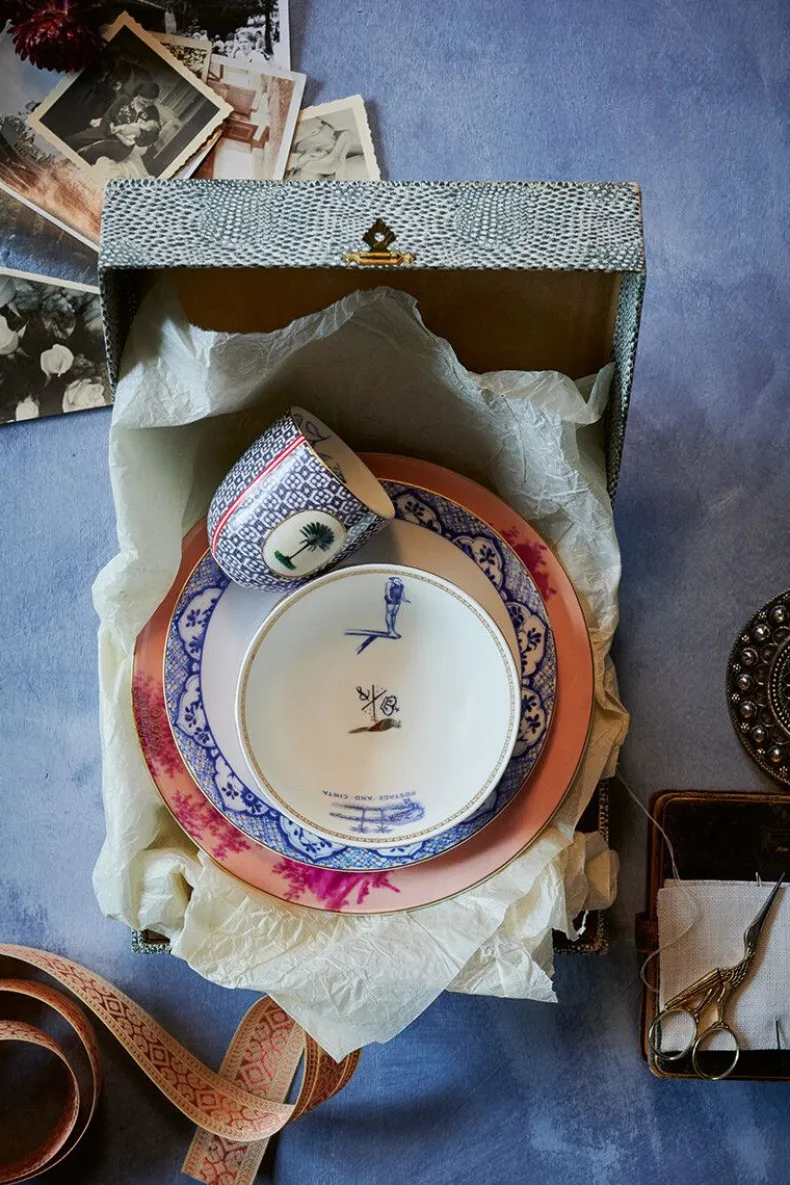 Heritage Kom Tegels Blauw 11 Cm