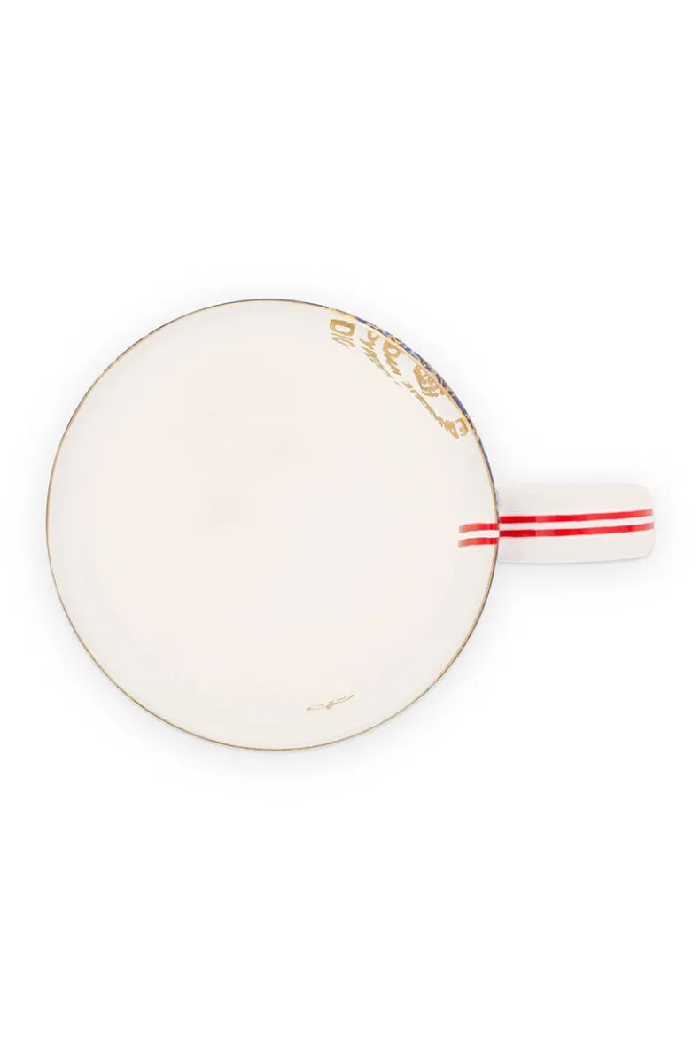 Heritage Mok Klein Grens Blauw