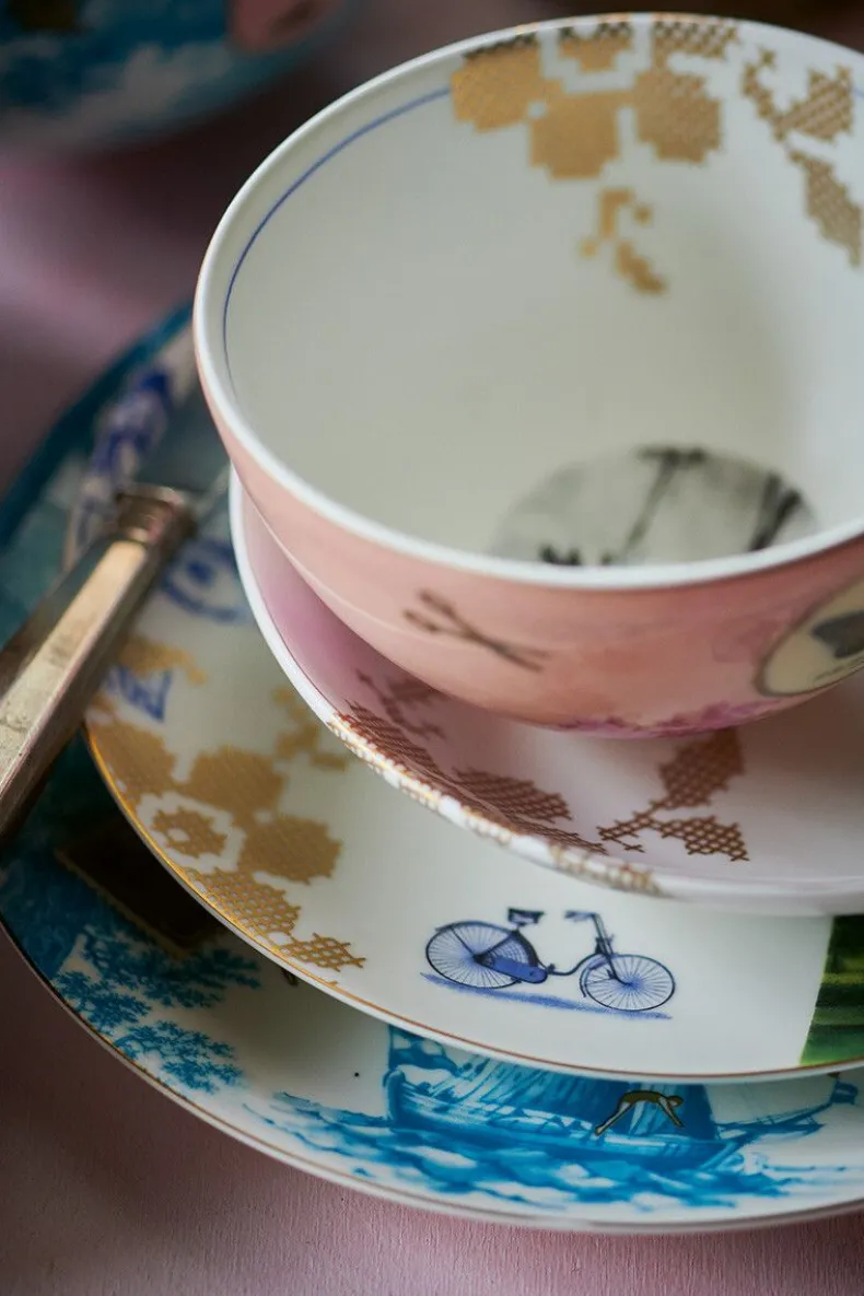 Heritage Ontbijtbord Palm Wit 20 Cm