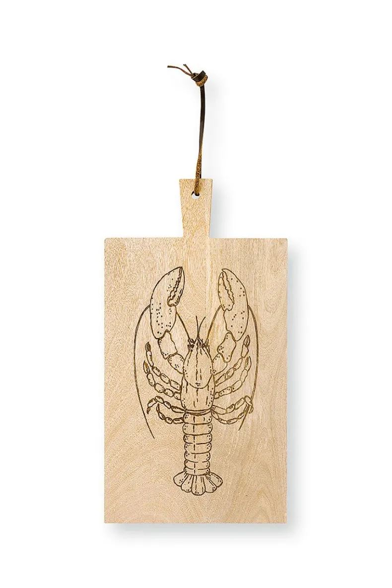 Houten Rechthoekig Plateau Kreeft