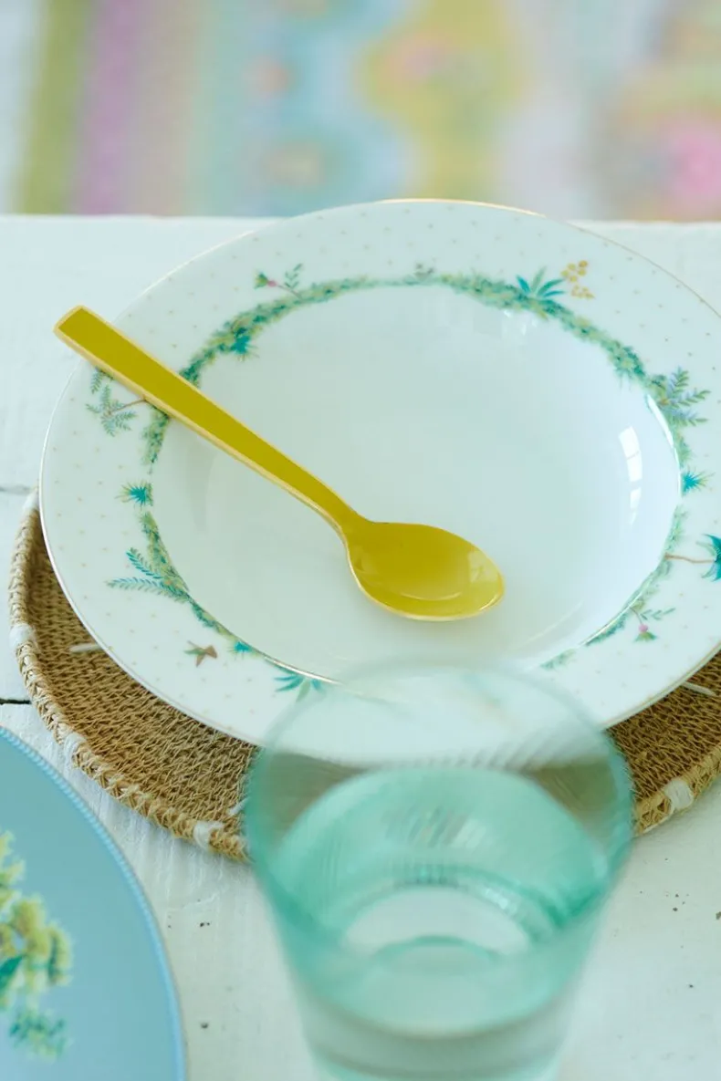 Jolie Diep Bord Dots Gold 21.5 Cm