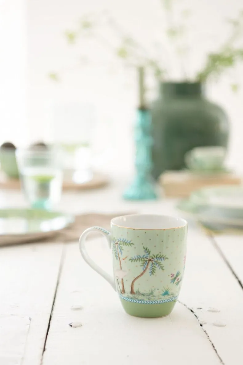 Jolie Set/2 Mokken Groot Gouden Stippen