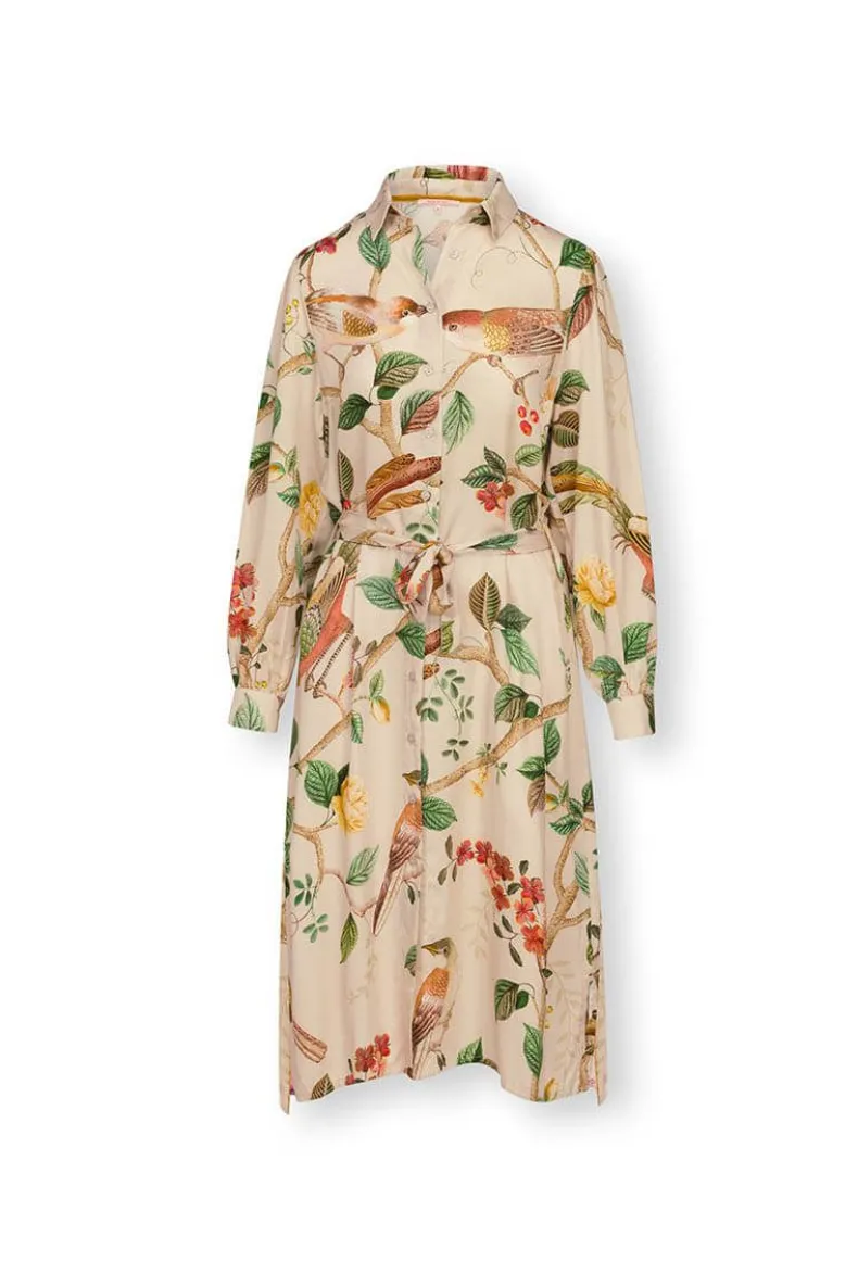 Jurk Lange Mouw Good Nightingale Zand