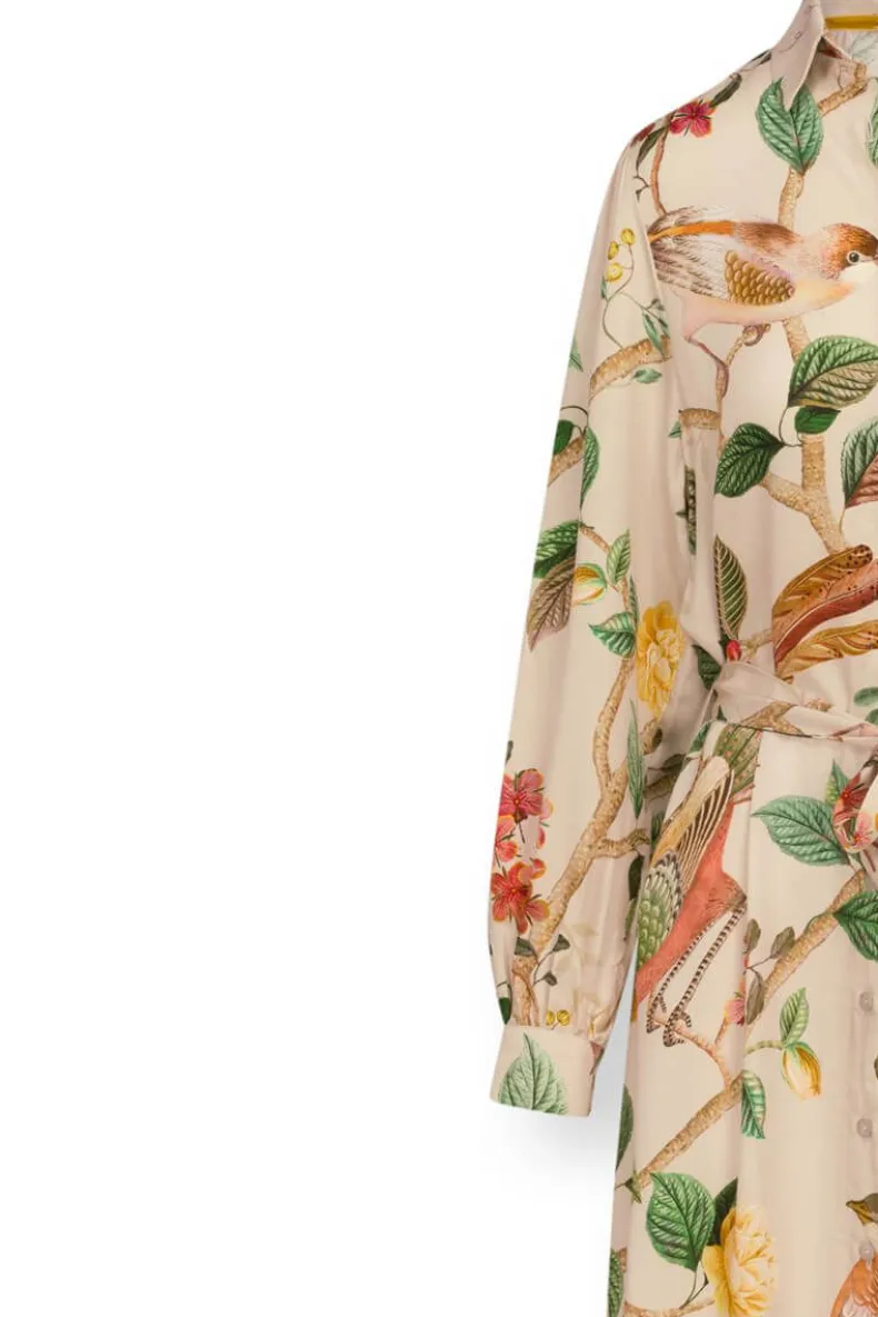 Jurk Lange Mouw Good Nightingale Zand