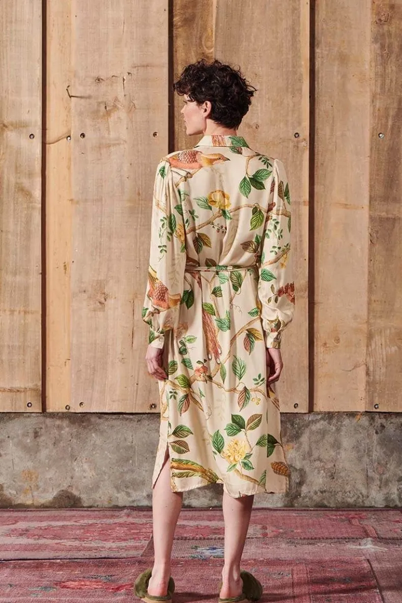 Jurk Lange Mouw Good Nightingale Zand