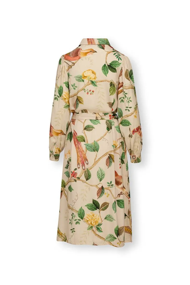 Jurk Lange Mouw Good Nightingale Zand