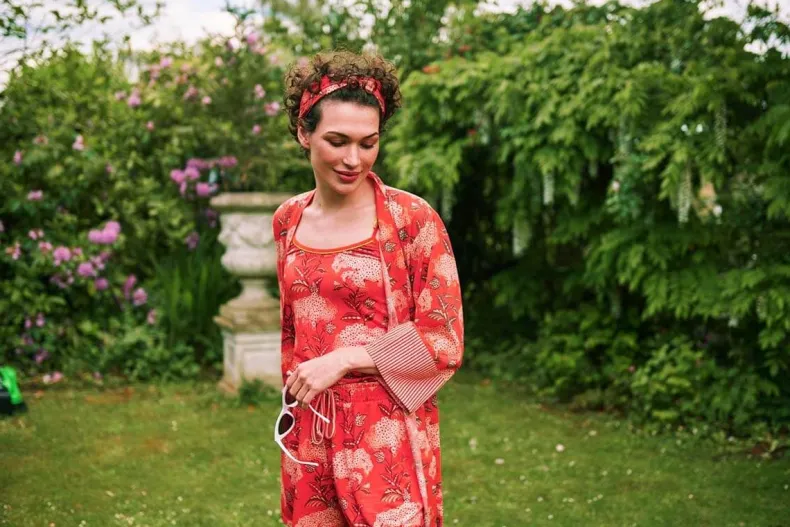 Korte Broek Flora Firenze Koraal