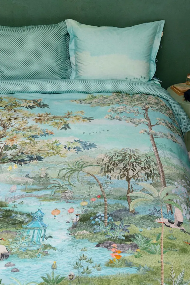 Kussensloop Paradise Groen