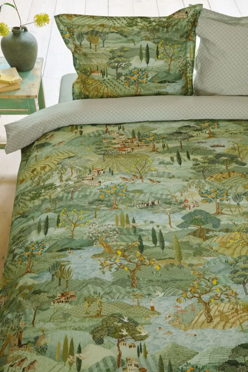 Kussensloop Toscana Groen