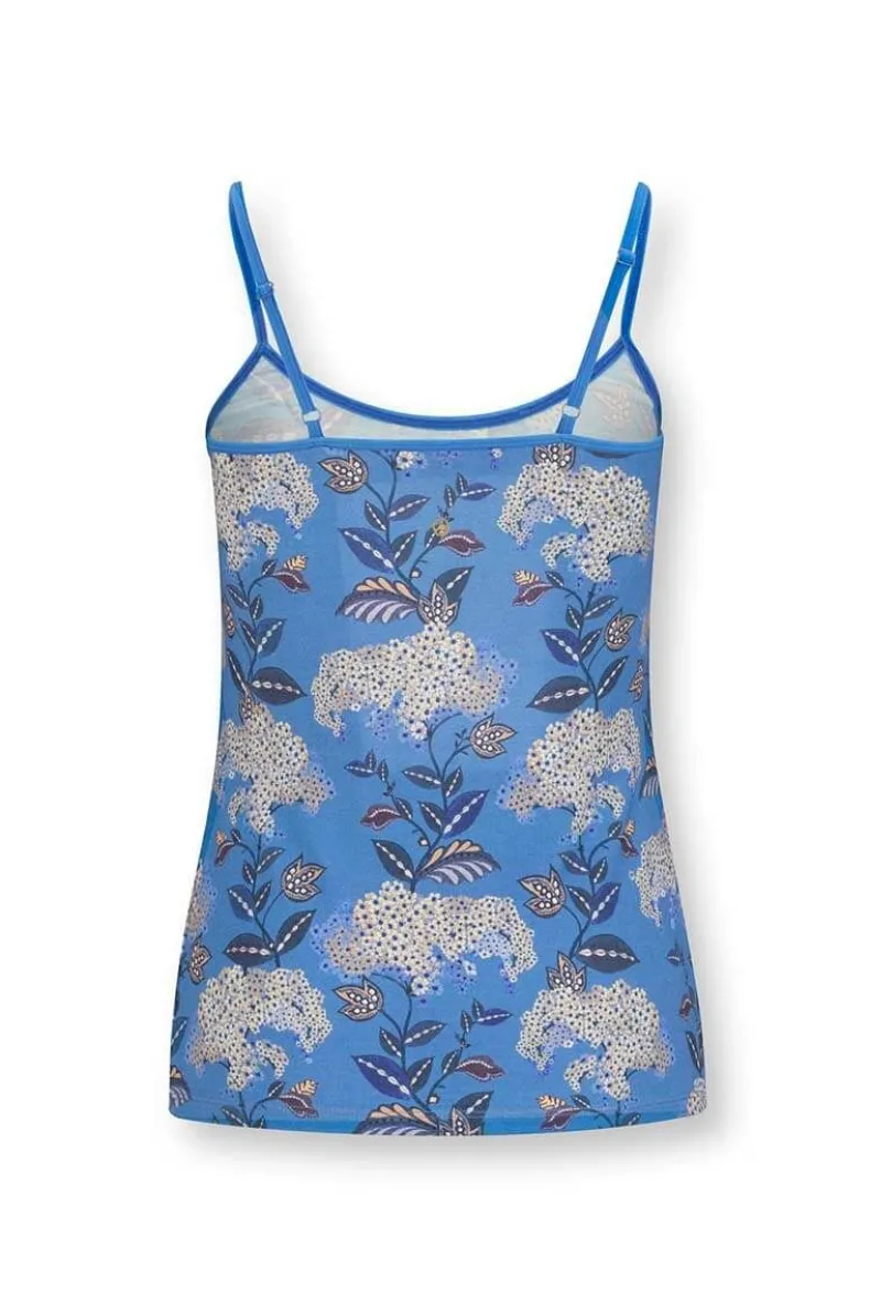 Mouwloze Top Flora Firenze Kobalt
