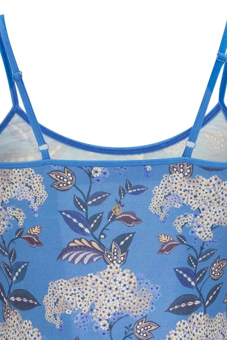 Mouwloze Top Flora Firenze Kobalt