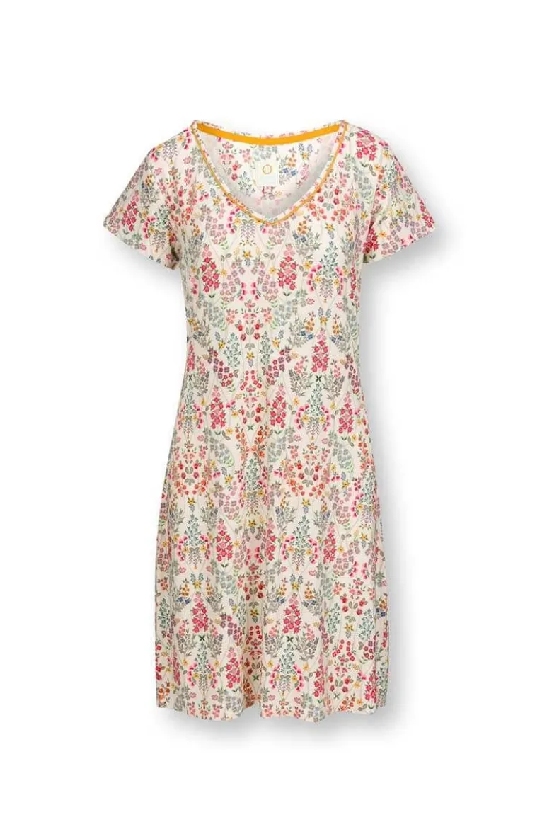 Nachthemd Korte Mouw Primavera Wit