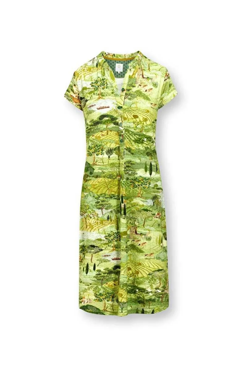 Nachthemd Korte Mouw Toscana Groen