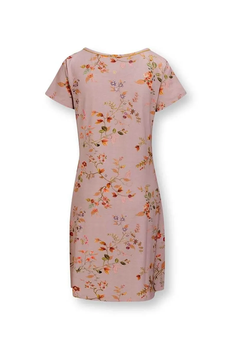 Nachthemd Korte Mouw Kawai Flower Licht