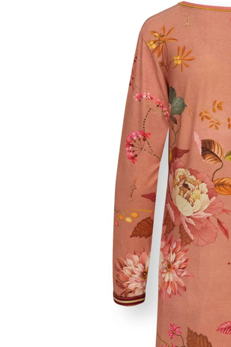 Nachthemd Lange Mouw Tokyo Bouquet Terra Roze