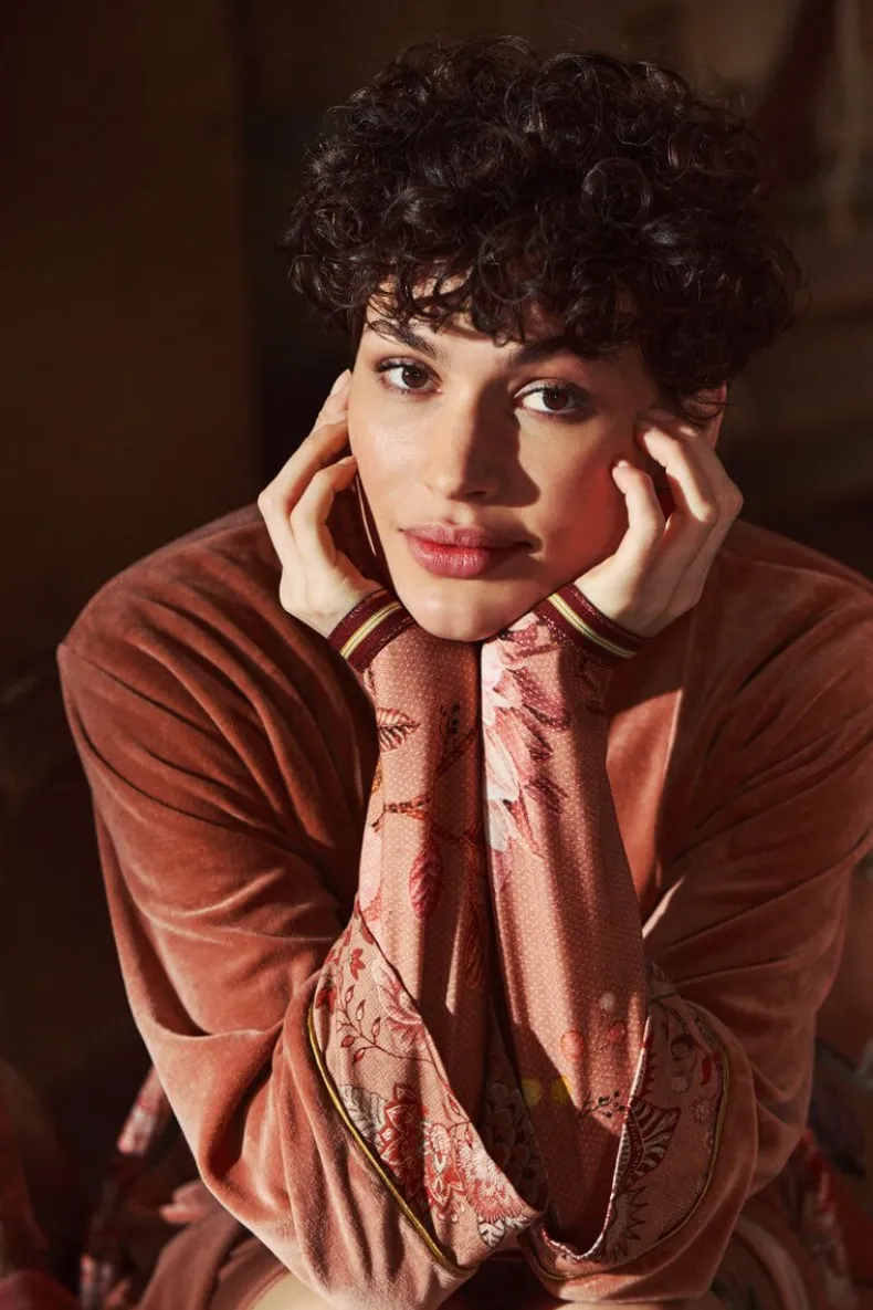 Nachthemd Lange Mouw Tokyo Bouquet Terra Roze