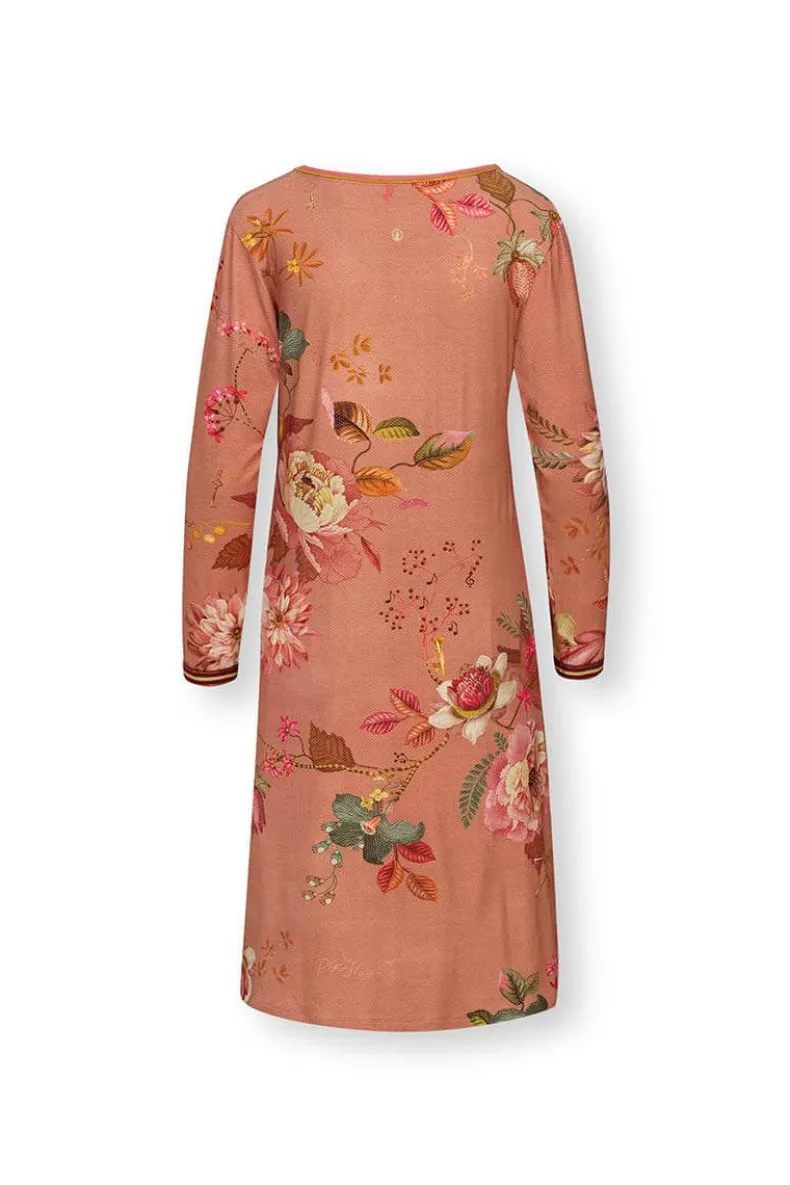 Nachthemd Lange Mouw Tokyo Bouquet Terra Roze