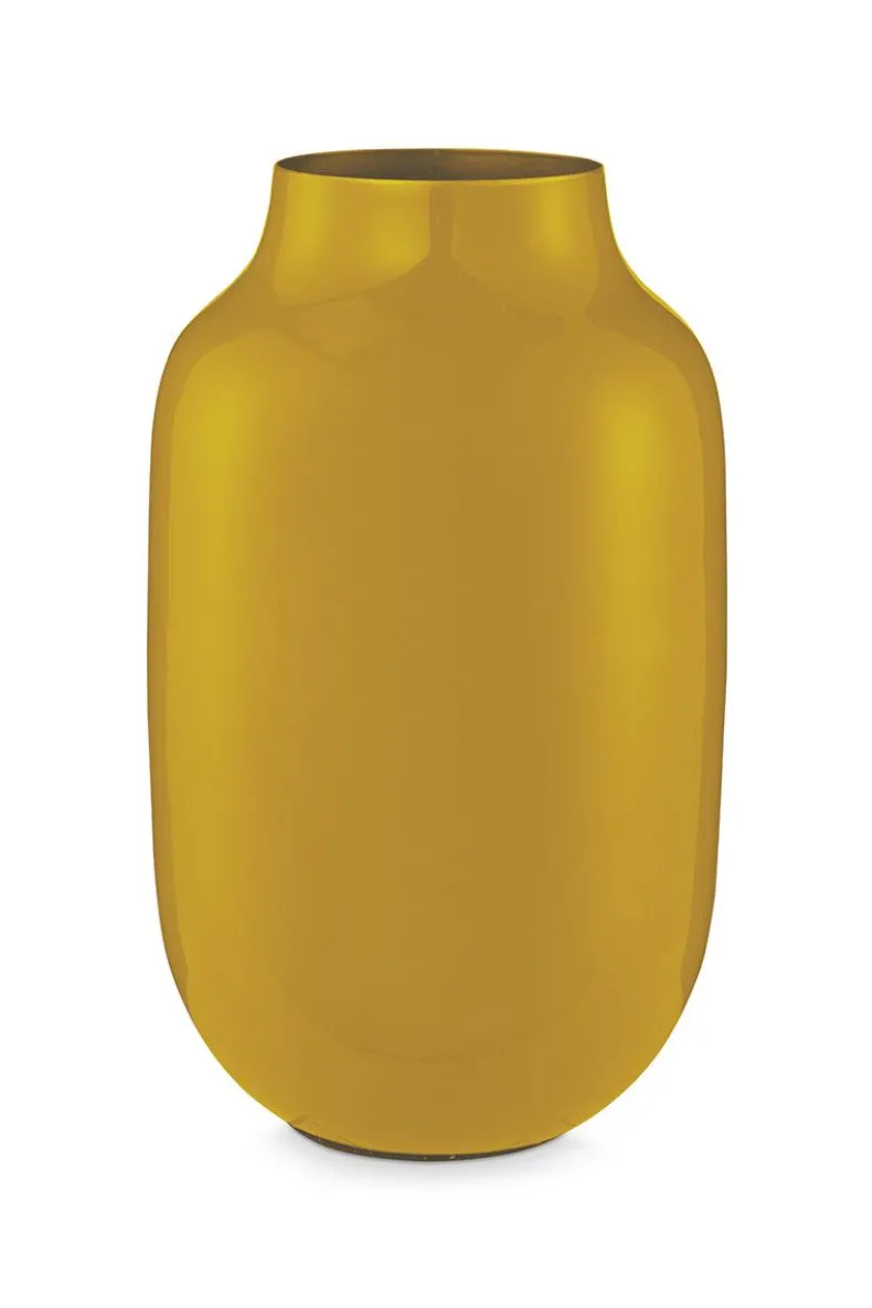 Ovale Vaas Metaal 30 Cm