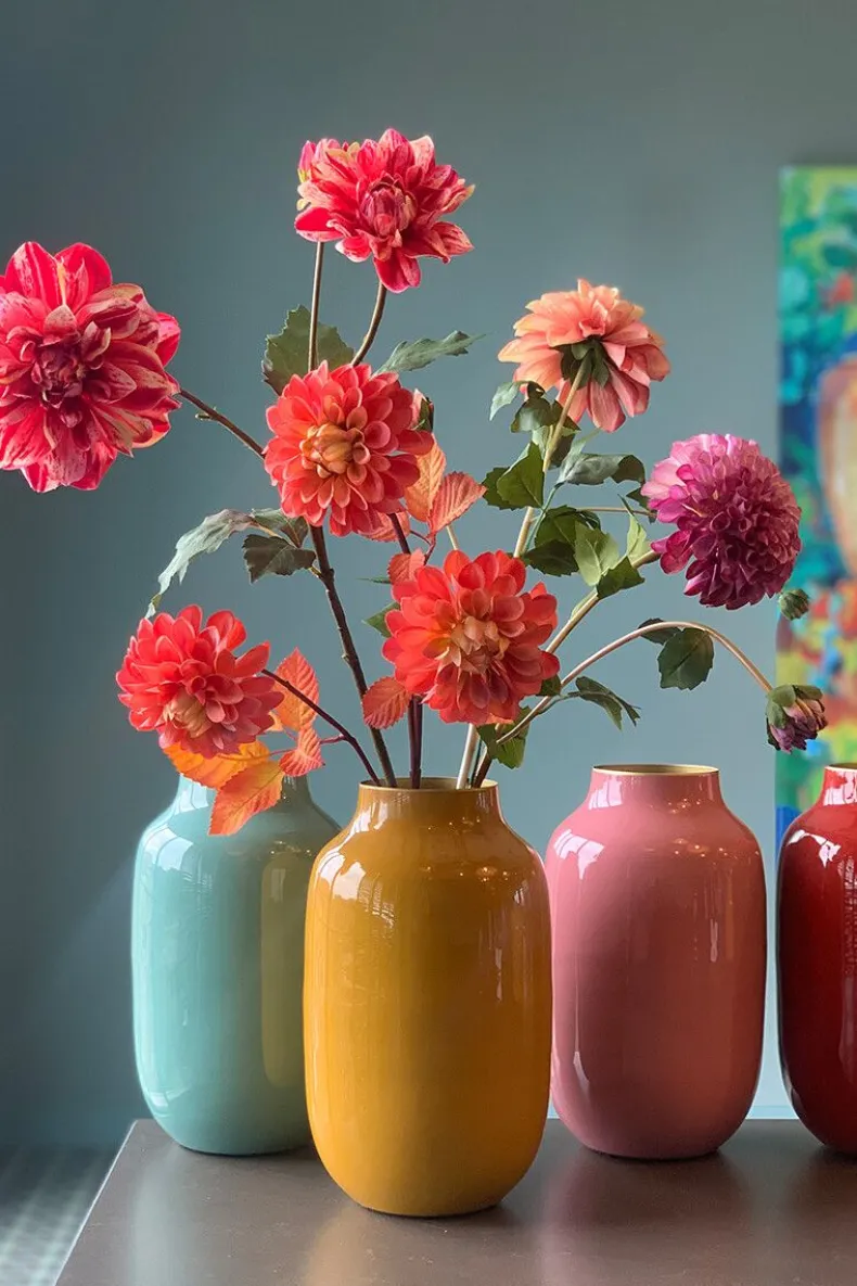 Ovale Vaas Metaal 30 Cm