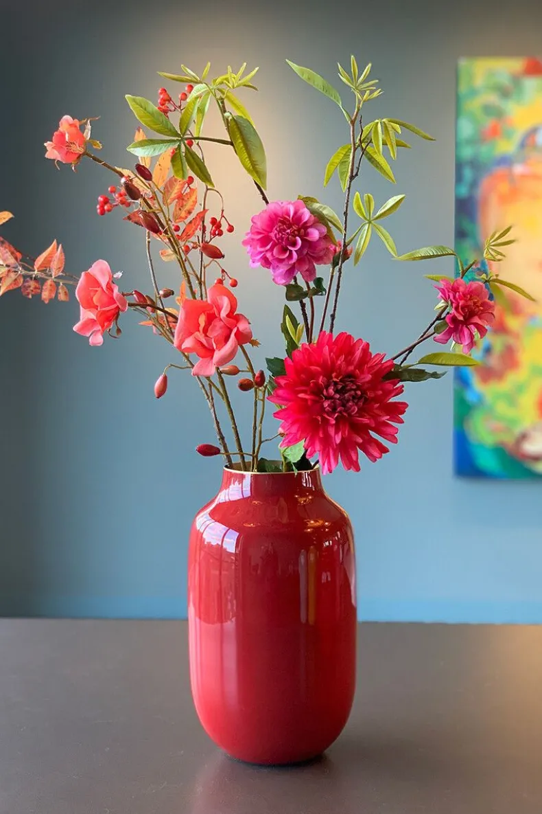 Ovale Vaas Metaal 30 Cm