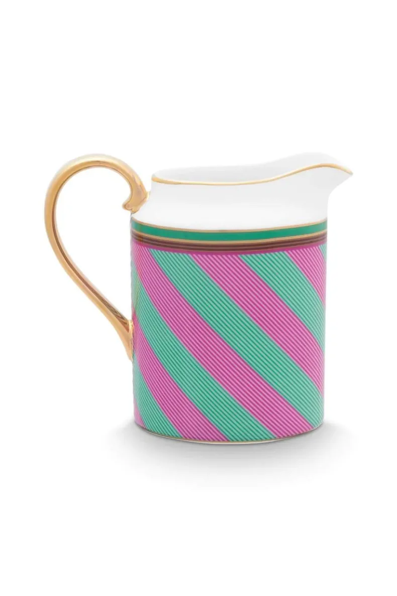Pip Chique Stripes Kan Klein Roze/Groen