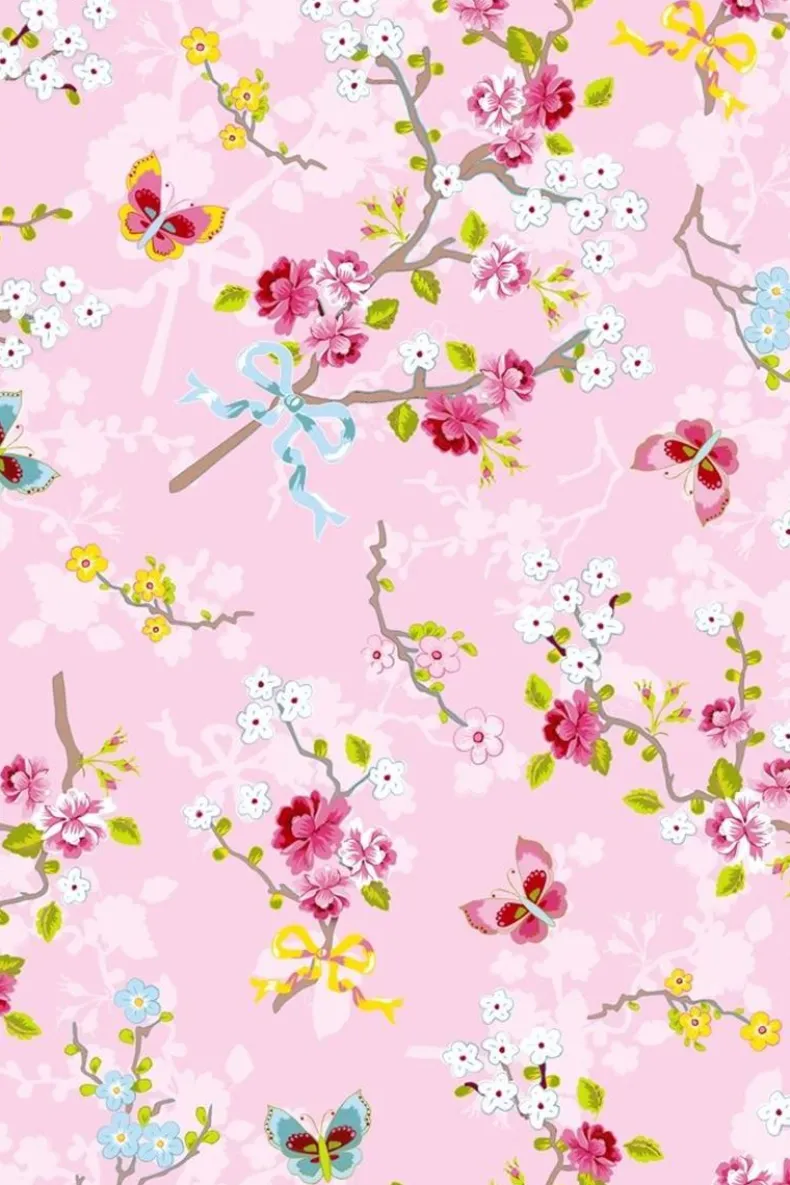 Pip Studio Chinese Rose Vliesbehang Licht Roze