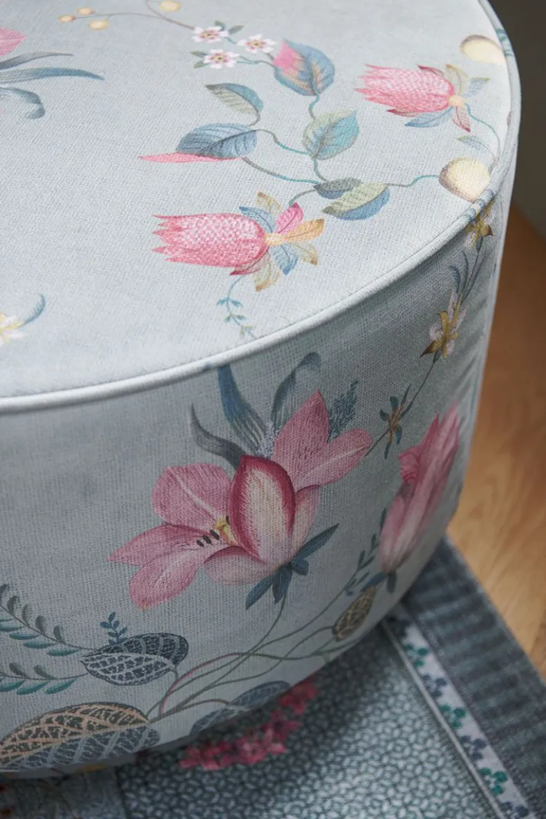 Poef Large Fleur Grandeur Groen