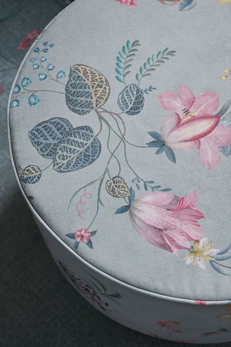 Poef Large Fleur Grandeur Groen