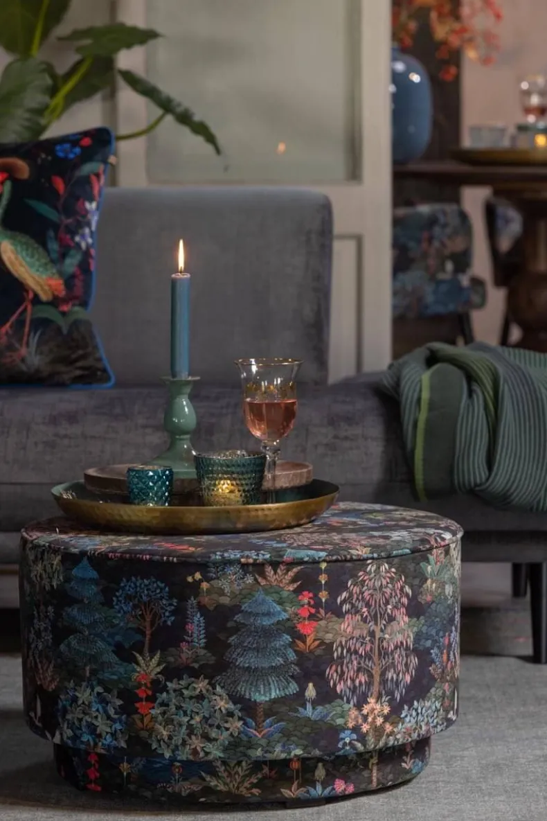 Poef Large Pip Garden Donkerblauw