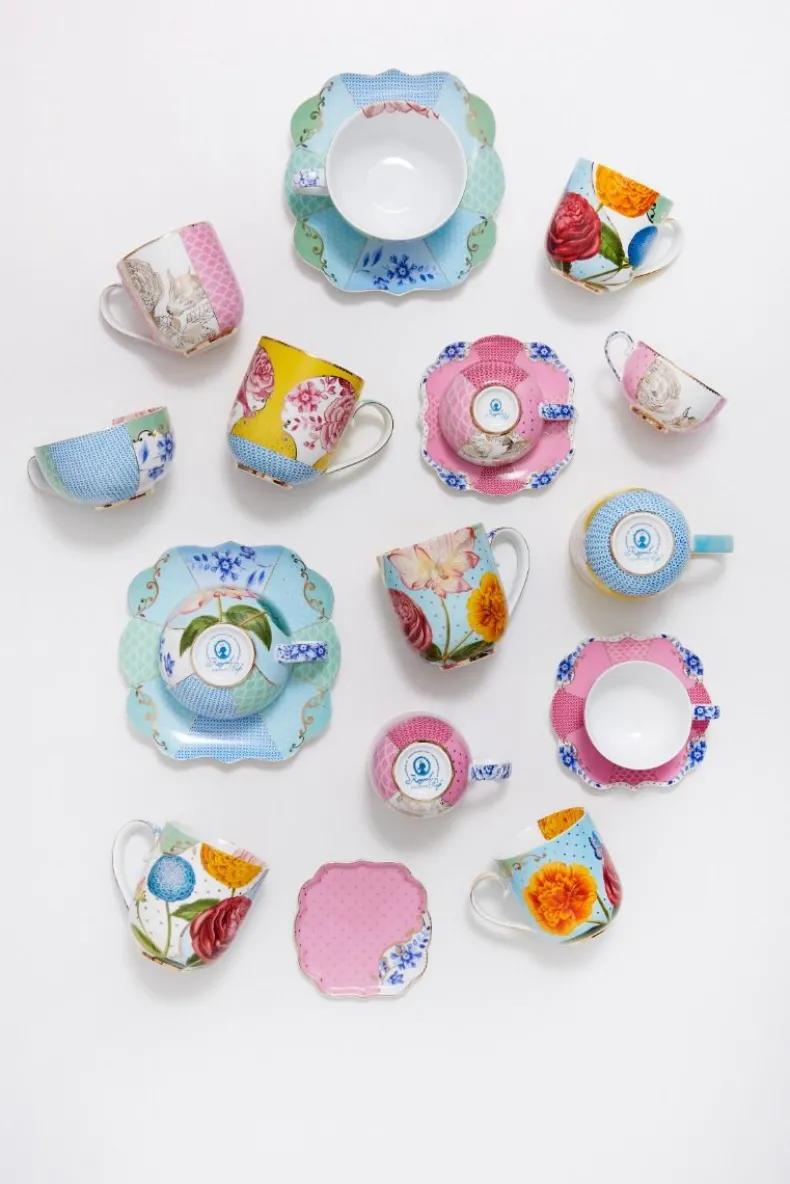 Royal Multi Espresso Kop & Schotel Roze