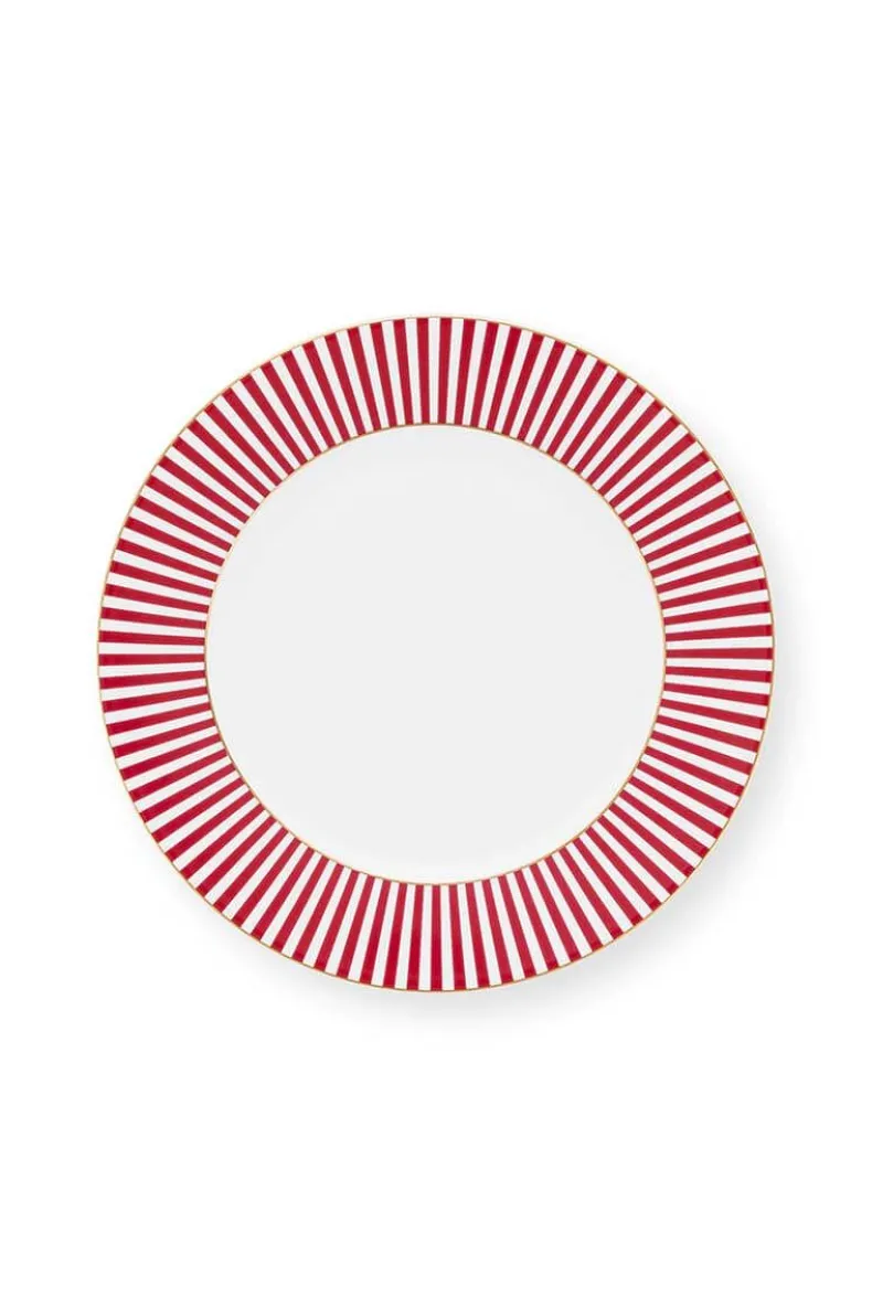 Royal Stripes Gebaksbord Donker 17Cm