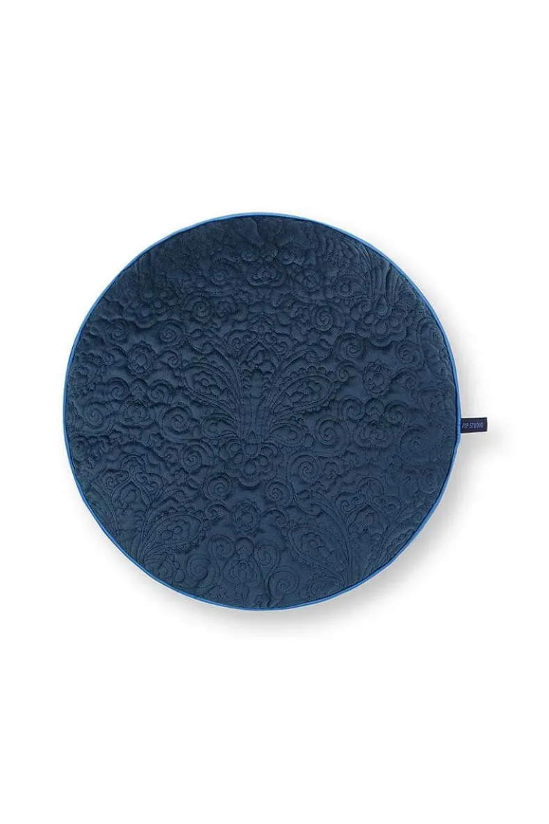 Sierkussen Rond Quiltey Days Donker