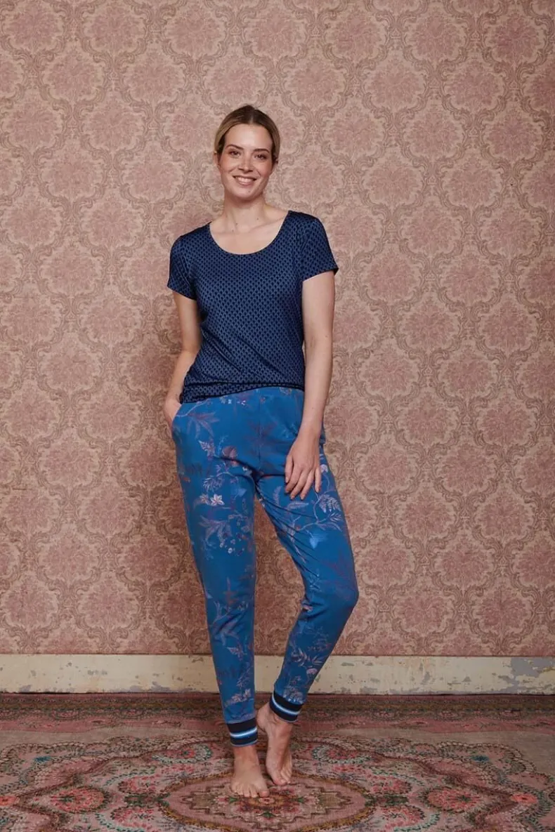 Sport Top Korte Mouw Suki Kobalt