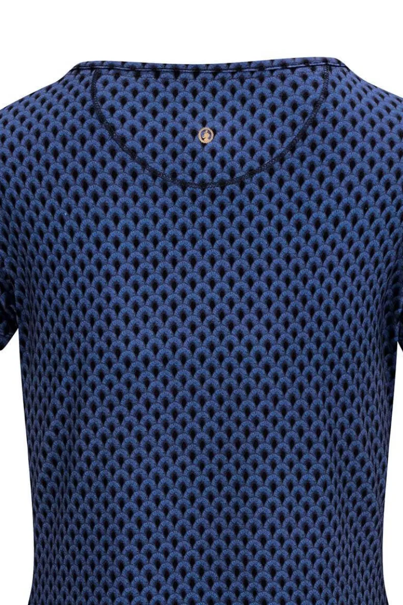 Sport Top Korte Mouw Suki Kobalt