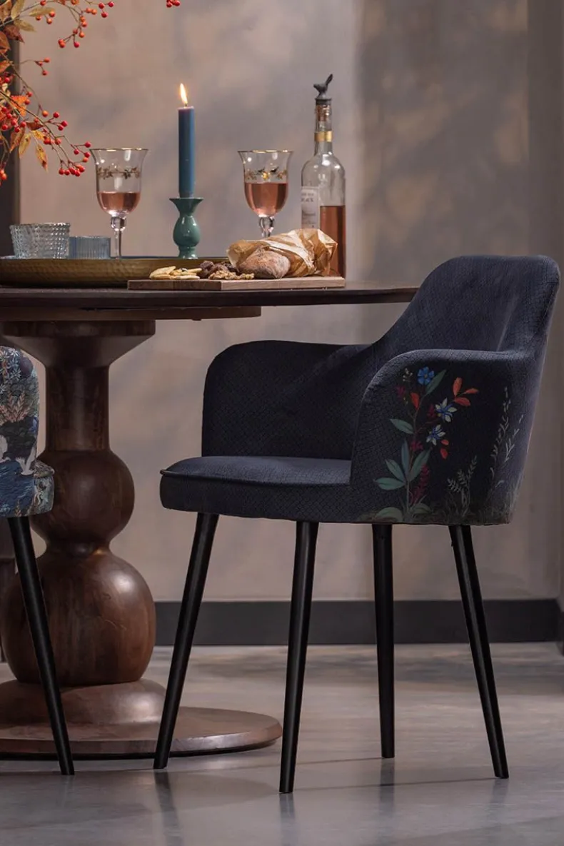 Stoel Flirting Birds Blauw